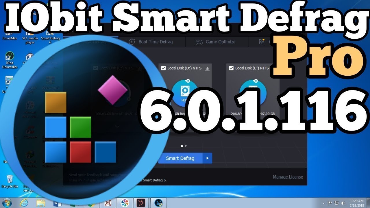 Iobit smart defrag 6 pro serial key free download